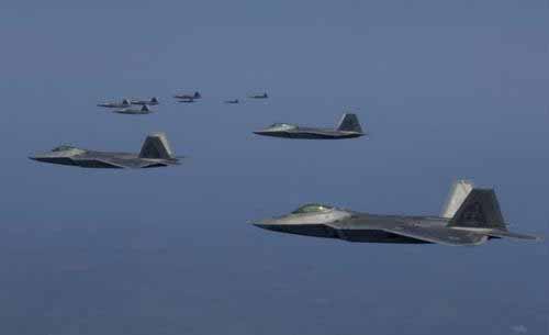 F-22战机将参与美国神鹰行动保护本土安全