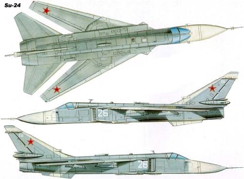 经典:中美俄战机三视图